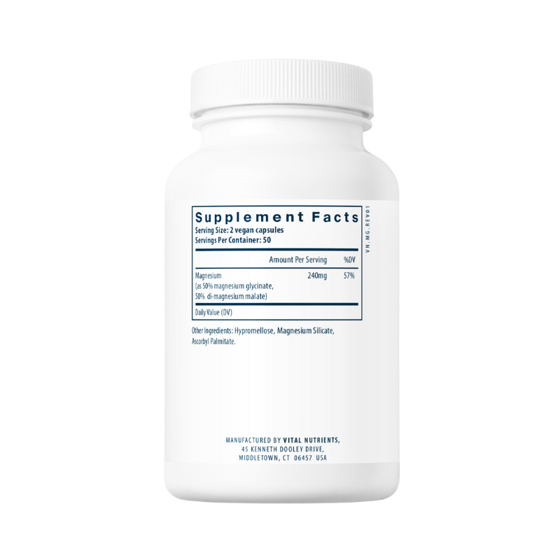 Magnesium Glycinate + Malate 120mg